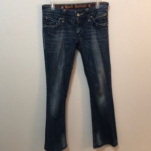 Sequined Rock Revival Jeans